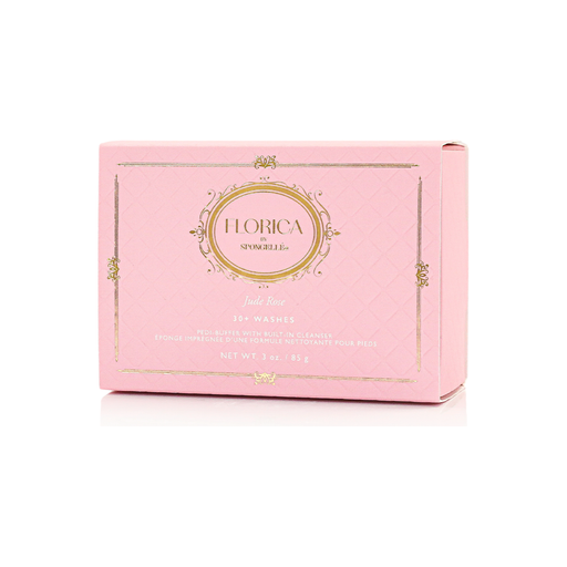 Spongellé Jude Rose Pedi Buffer | Florica Pedi Buffer Pink