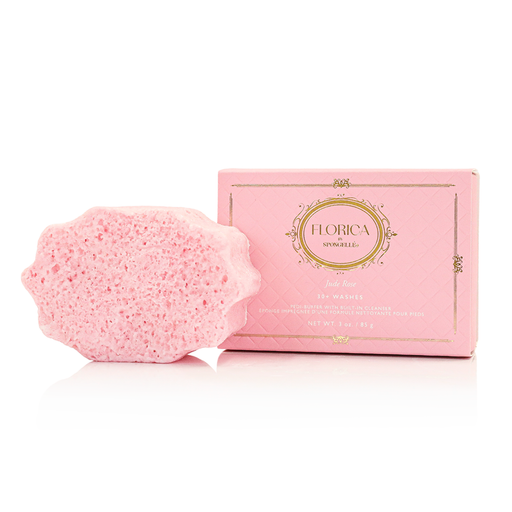 Spongellé Jude Rose Pedi Buffer | Florica Pedi Buffer Pink