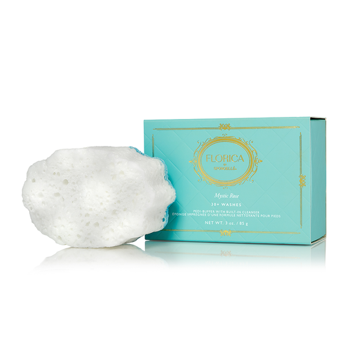 Spongellé Mystic Rose Pedi Buffer | Florica Pedi Buffer Powder Blue