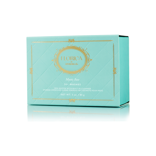 Spongellé Mystic Rose Pedi Buffer | Florica Pedi Buffer Light Blue