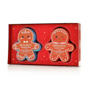 Spongellé Sugar & Spice | Holiday Gingerbread Gift Set Body Wash Infused Buffer Firebrick