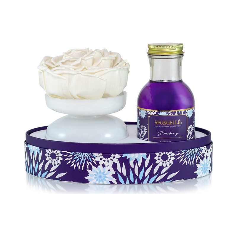 Spongellé Blackberry | Private Reserve Diffuser Home Fragrance Midnight Blue