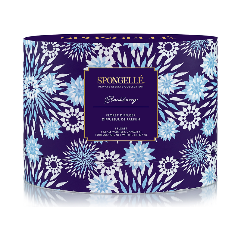Spongellé Blackberry | Private Reserve Diffuser Home Fragrance Midnight Blue