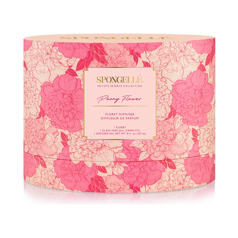 Spongellé Peony Flower | Private Reserve Diffuser Home Fragrance Pink