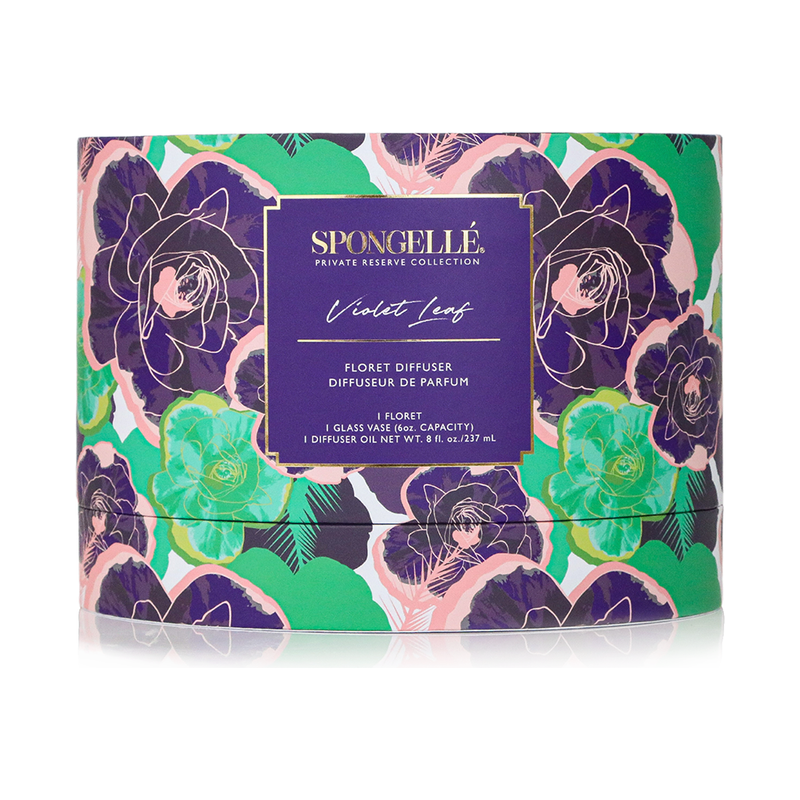 Spongellé Violet Leaf | Private Reserve Diffuser Home Fragrance Dark Slate Blue