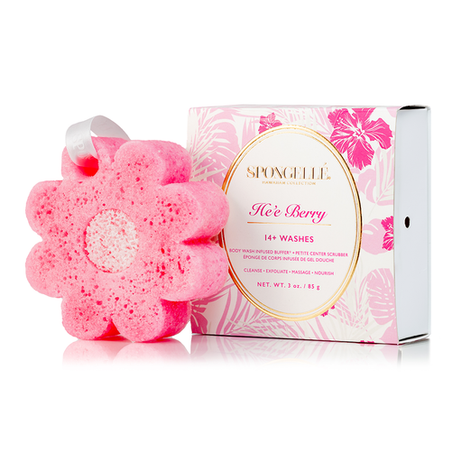 Spongellé He'e Berry | Hawaiian Buffer Body Wash Infused Buffer Misty Rose