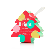 Spongellé Season's Greetings | Holiday Tree Gift Set Body Wash Infused Buffer White Smoke