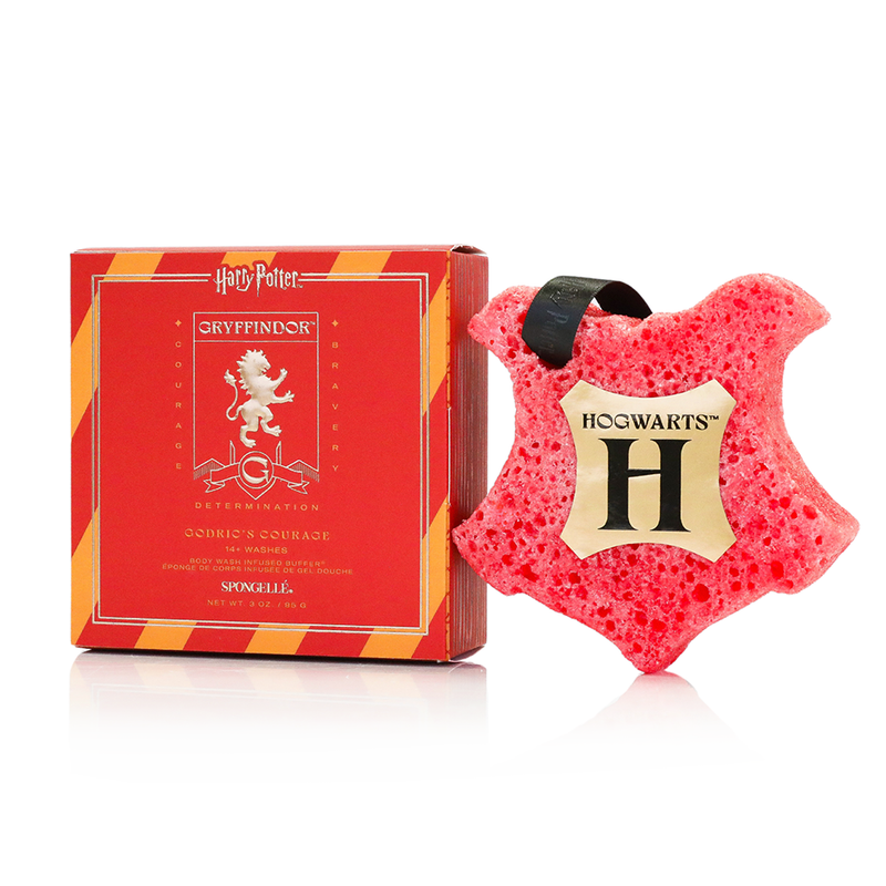 Spongellé Gryffindor™ Godric's Courage Buffer | Harry Potter™ Collection Body Wash Infused Buffer Firebrick