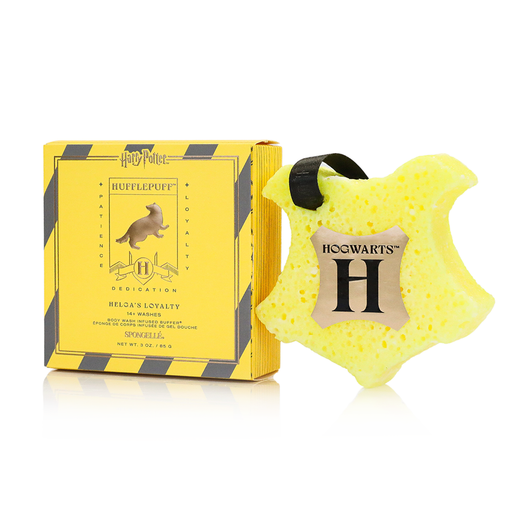 Spongellé Hufflepuff™ Helga's Loyalty Buffer | Harry Potter™ Collection Body Wash Infused Buffer Light Goldenrod