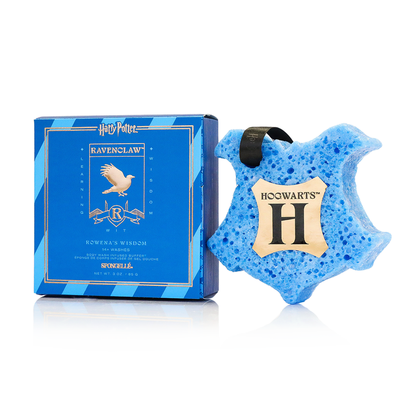 Spongellé Ravenclaw™ Rowena's Wisdom Buffer | Harry Potter™ Collection Body Wash Infused Buffer Royal Blue