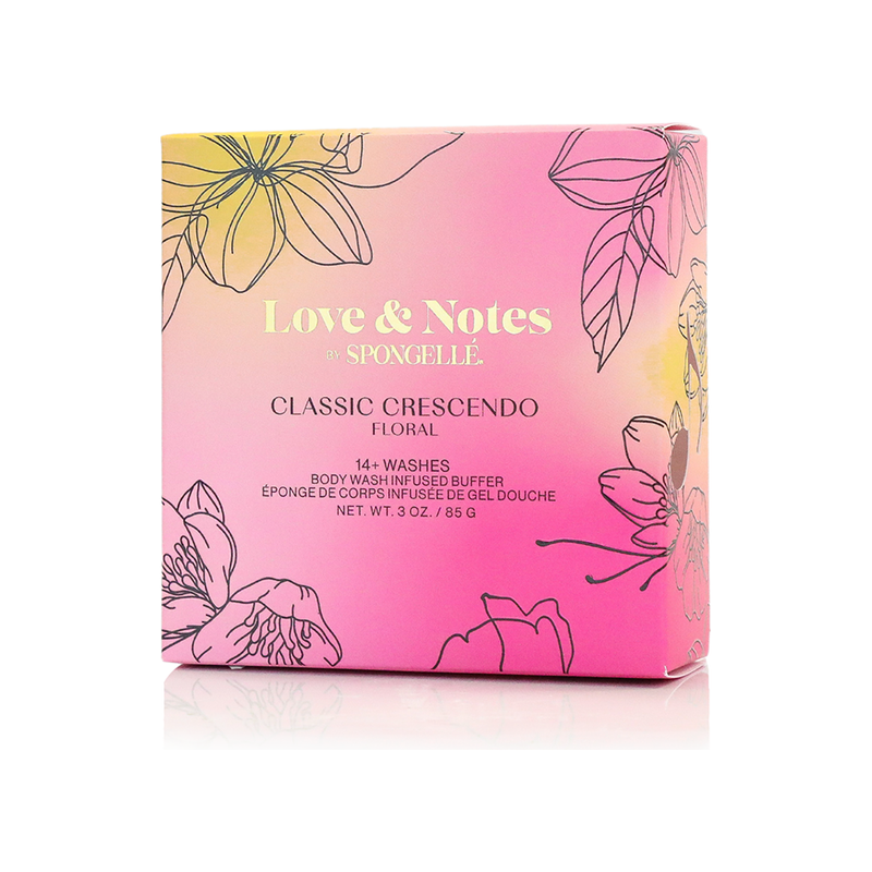 Spongellé Classic Crescendo | Love & Notes Body Buffer Body Wash Infused Buffer Light Pink