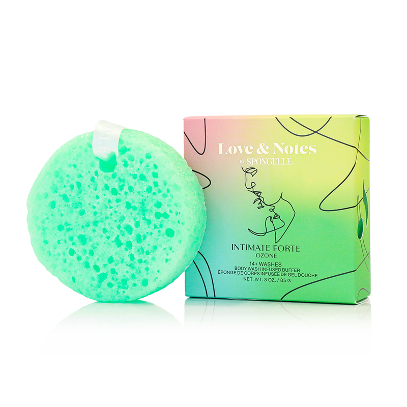 Spongellé Intimate Forte | Love & Notes Body Buffer Body Wash Infused Buffer Light Green