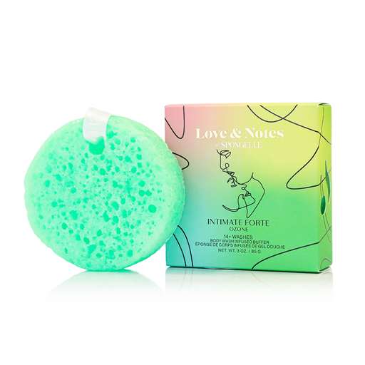 Spongellé Intimate Forte | Love & Notes Body Buffer Body Wash Infused Buffer Light Green