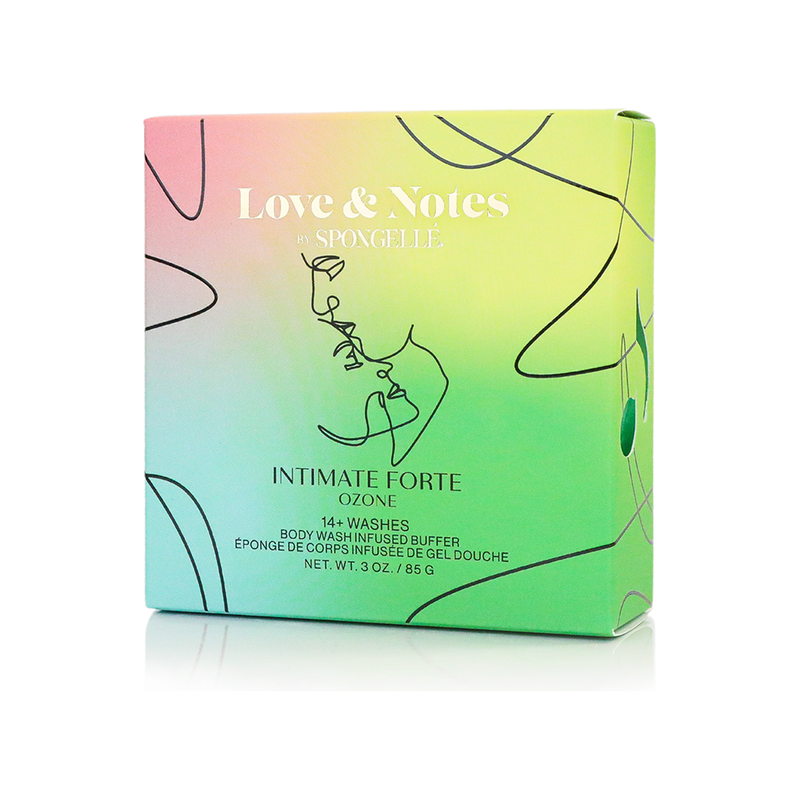 Spongellé Intimate Forte | Love & Notes Body Buffer Body Wash Infused Buffer Medium Aquamarine
