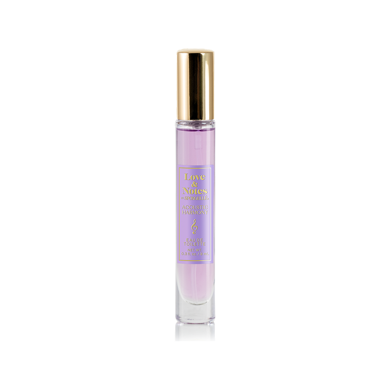 Spongellé Acoustic Harmony | Love & Notes Eau de Toilette Body Fragrance Light Gray