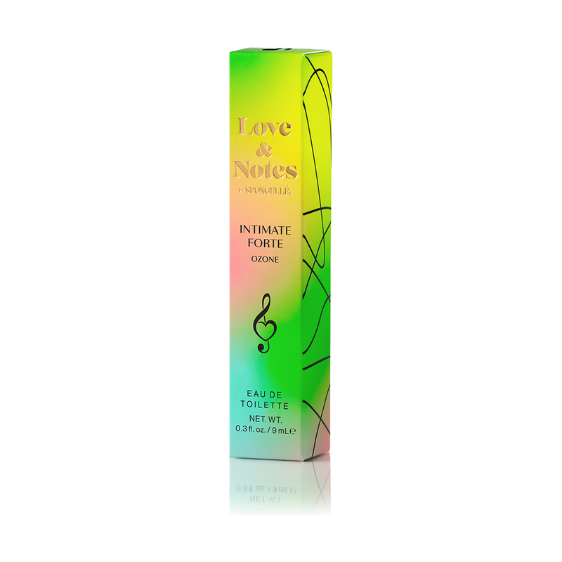 Spongellé Intimate Forte | Love & Notes Eau de Toilette Body Fragrance Yellow Green