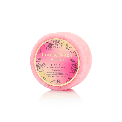Spongellé Classic Crescendo | Love & Notes Spongette Body Wash Infused Buffer White Smoke