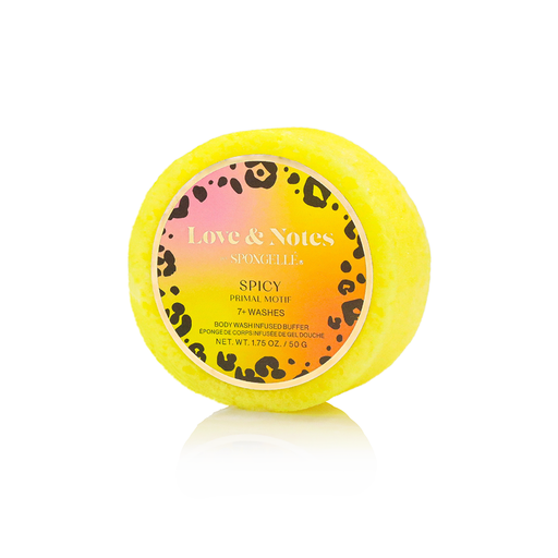 Spongellé Primal Motif | Love & Notes Spongette Body Wash Infused Buffer White Smoke