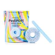 Spongellé Cotton Candy | PediPOP! Pedi Buffer & Nail File Pedi Buffer Light Gray