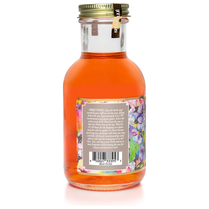 Spongellé Black Orchid Diffuser Oil | Private Reserve Collection Home Fragrance Gray