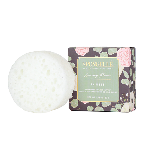 Spongellé Morning Bloom | Spongette Body Wash Infused Buffer Light Gray