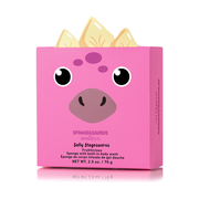 Spongellé Sally Stegosaurus | Spongeasaurus Dinosaur Buffer Body Wash Infused Buffer Hot Pink