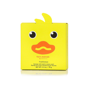 Spongellé Danny Duck | Farm Animals Body Wash Infused Buffer Gold