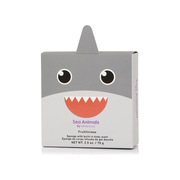 Spongellé Sammy Shark | Sea Animals Body Wash Infused Buffer Dark Gray