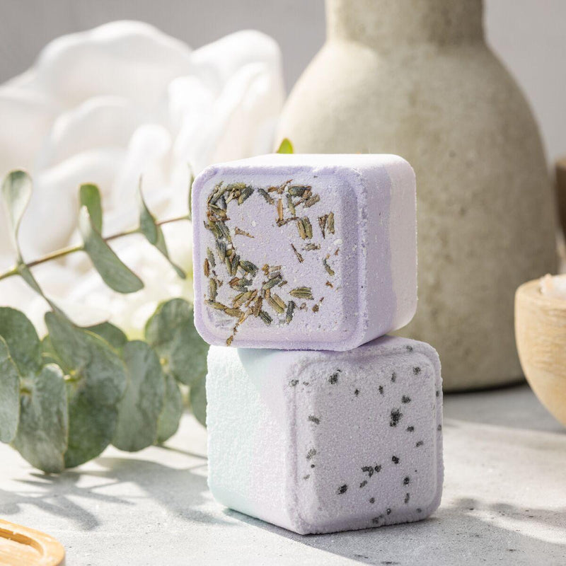 Lizush Earthy Shower Steamer, Refreshing Gift Box for Men and Women, Set of 5 Shower Steamers BATH BOMBS & SHOWER STEAMERS Lavender No,Yes