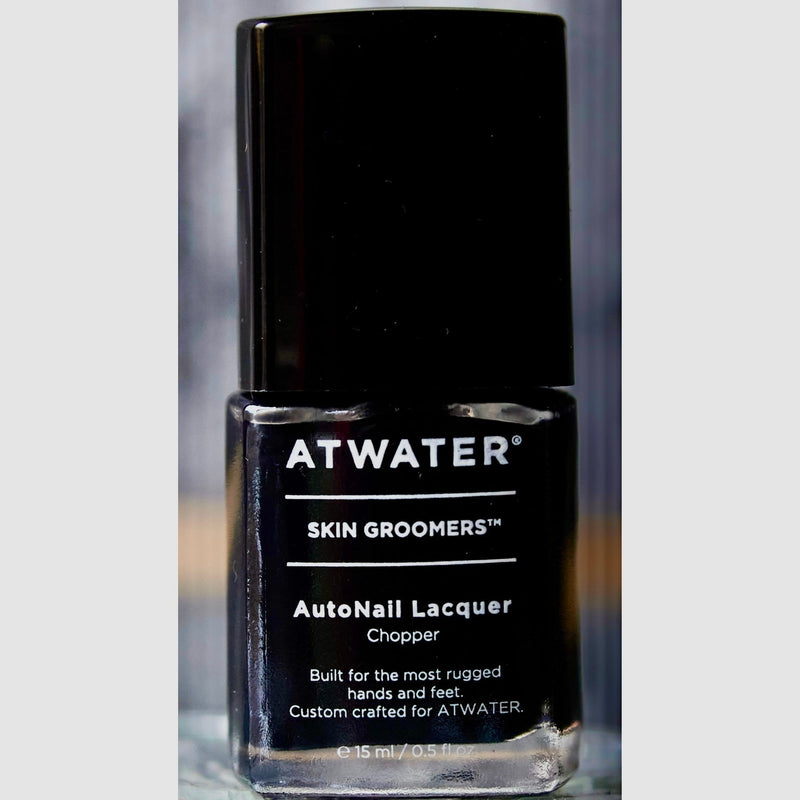 ATWATER Skin Groomers AutoNail Lacquer Chopper Nail Polish Light Gray