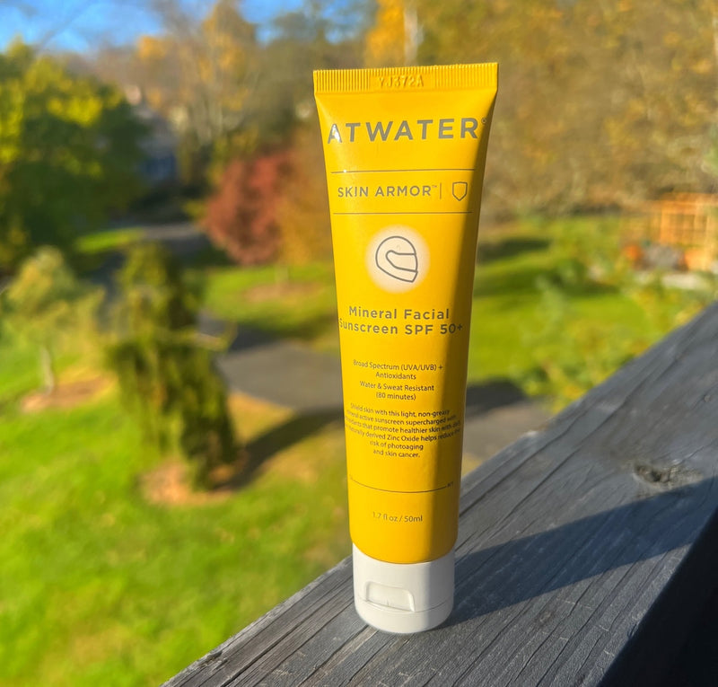 ATWATER Skin Armor Mineral Facial Sunscreen SPF50+ Sunscreen Sienna Single,Two Pack - SAVE 20%