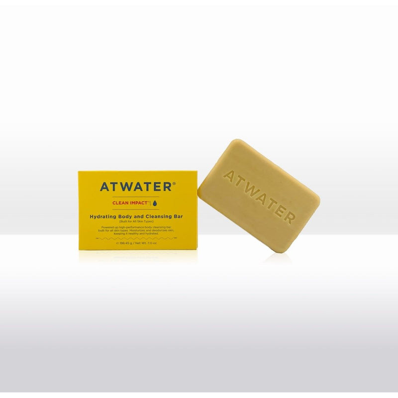 ATWATER Clean Impact Hydrating Body and Cleansing Bar Bar Soap Light Gray