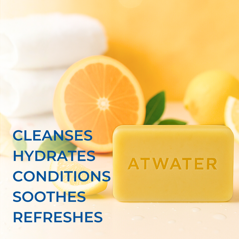 ATWATER Clean Impact Hydrating Body and Cleansing Bar Bar Soap Antique White