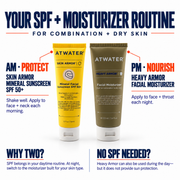 ATWATER Heavy Armor Facial Moisturizer Moisturizers White Smoke