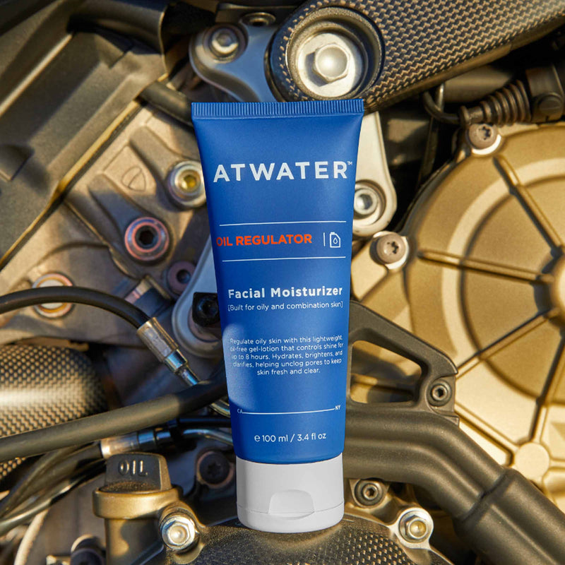 ATWATER Oil Regulator Facial Moisturizer Moisturizers Dark Olive Green