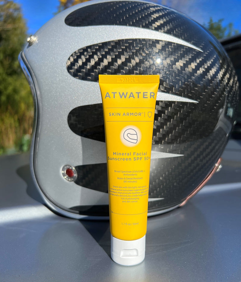 ATWATER Skin Armor Mineral Facial Sunscreen SPF50+ Sunscreen Slate Gray Single,Two Pack - SAVE 20%