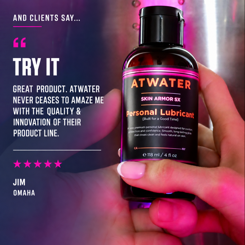 ATWATER Skin Armor SX Personal Lubricant Dark Slate Gray 4oz,8oz