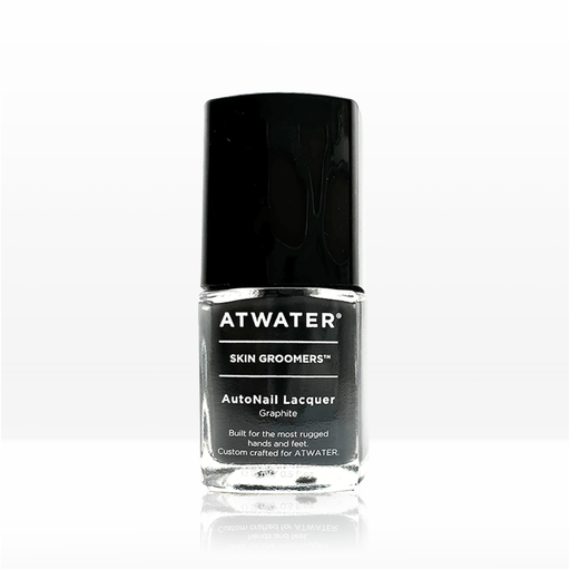 ATWATER Skin Groomers AutoNail Lacquer Graphite Nail Polish Black