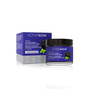 Active Wow Activated Charcoal Teeth Whitening Powder AW Oral Care White Smoke Spearmint