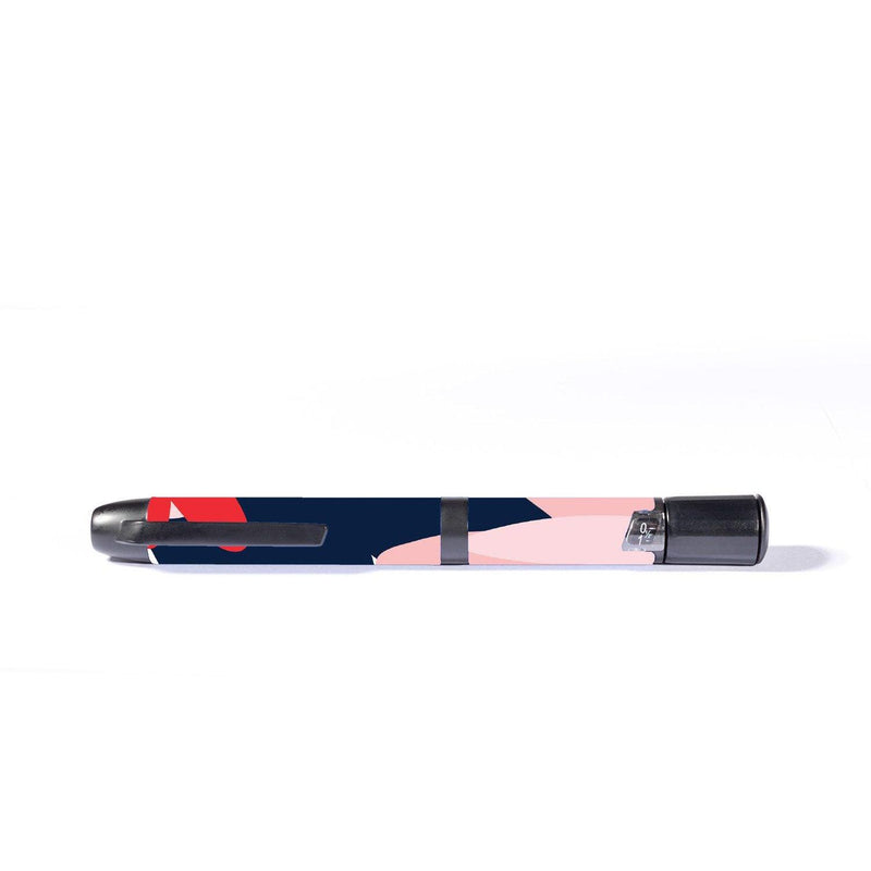 Peelz Abstract Flower InPen - Smart Pen Peelz/Stickers White Smoke