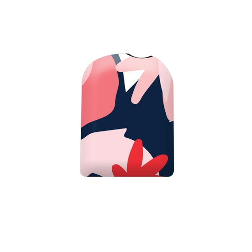 Peelz Abstract Flower Pod Sticker – Pump Peelz Peelz/Stickers Misty Rose