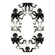 Peelz Abstract Octopus Dexcom G6 Patch Tape - Pump Peelz Patch Medical Tape White Smoke 12-Pack (Set of 12 Patches),4-Pack (Set of 4 Patches),1-Single (One Patch)