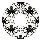 Peelz Abstract Octopus FreeStyle Libre 3 Plus & Lingo  Patch Tape - Pump Peelz Patch Medical Tape White Smoke 12-Pack (Set of 12 Patches),4-Pack (Set of 4 Patches)