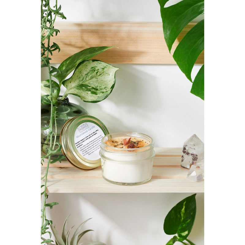 Butter Me Up Organics Abundance Candle / Ritual Candle / Intention Candle / Hand Poured Candle / Soy Wax Candle/ Butter Me Up Organics / Good Luck Candle / Money Metaphysical Light Gray One Abundance Candle,One Full Candle Set
