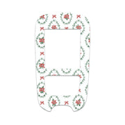 Peelz Poinsettia Parade Accu-Chek Guide Glucometer Sticker - Pump Peelz Peelz/Stickers White Smoke