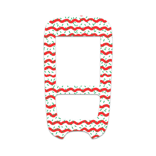 Peelz Christmas Icing Accu-Chek Guide Glucometer Sticker - Pump Peelz Peelz/Stickers White Smoke
