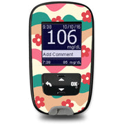 Peelz Retro Noel Accu-Chek Guide Glucometer Sticker - Pump Peelz Peelz/Stickers White Smoke