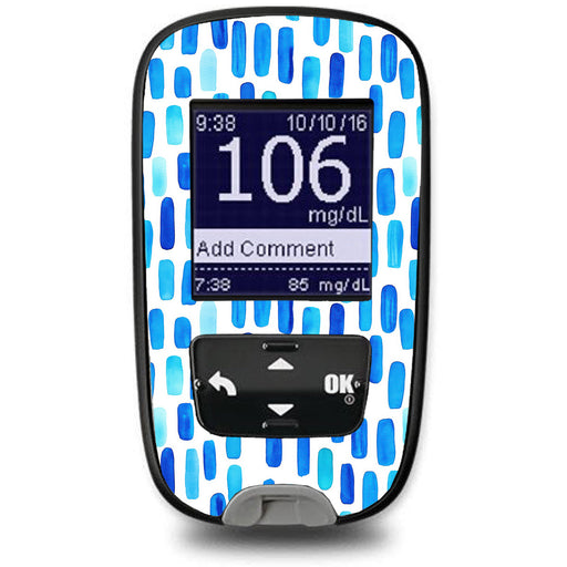 Peelz Level Lines Accu-Chek Guide Glucometer Sticker - Pump Peelz Peelz/Stickers White Smoke