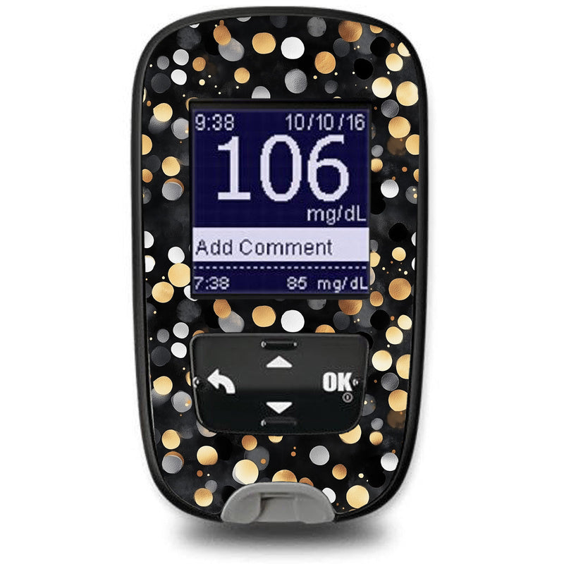 Peelz Bokeh Glow Sticker for the Accu-Chek Guide Glucometer Peelz/Stickers Black