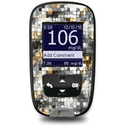 Peelz Champagne Glow Sticker for the Accu-Chek Guide Glucometer Peelz/Stickers White Smoke